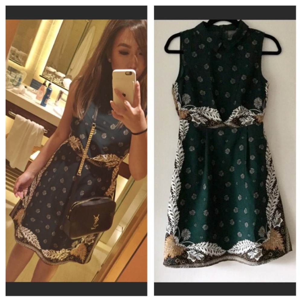 Green Handkerchief Dress